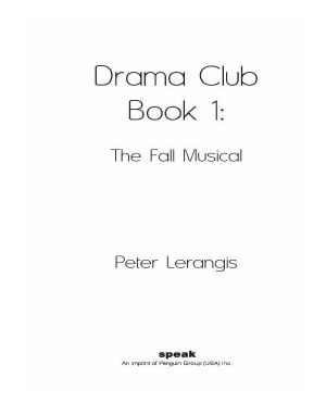 [Drama Club 01] • The Fall Musical